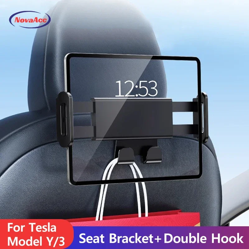 Tablet Accessories For Car - Auto hoofdsteunhouder voor Tesla Model 3