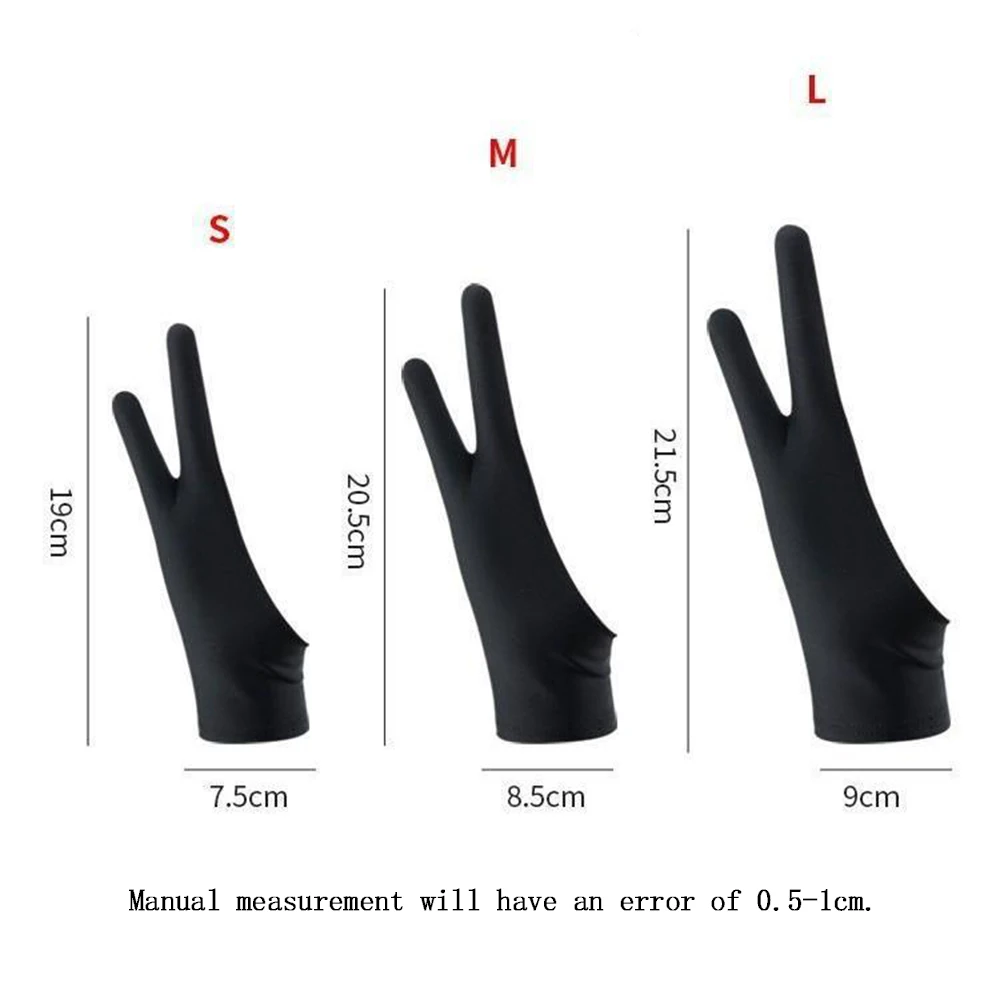 Drawing Glove Artist - Anti-touch Schilderen Handschoen Tablet Rechts en