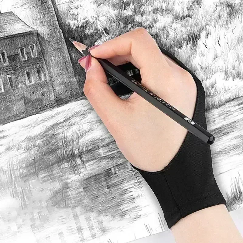 Drawing Glove Artist - Tekenhandschoen Palm Rejection Handschoenen met twee