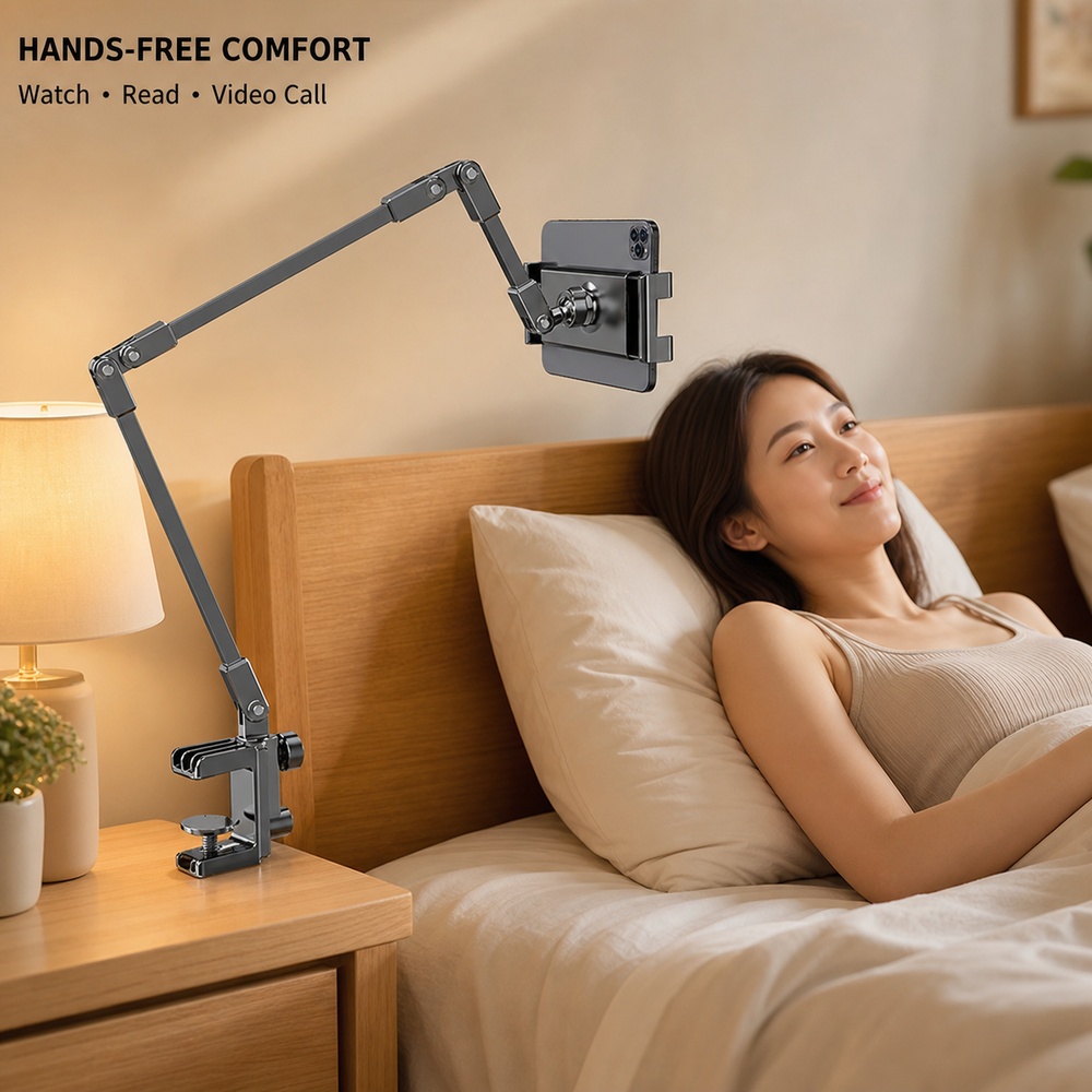 Verstelbare bedtelefoonhouders - Tablet Phone Accessories recensie en prijs