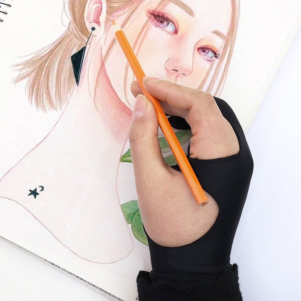 2 stuks duurzame tekenhandscho - Drawing Glove Artist recensie en prijs