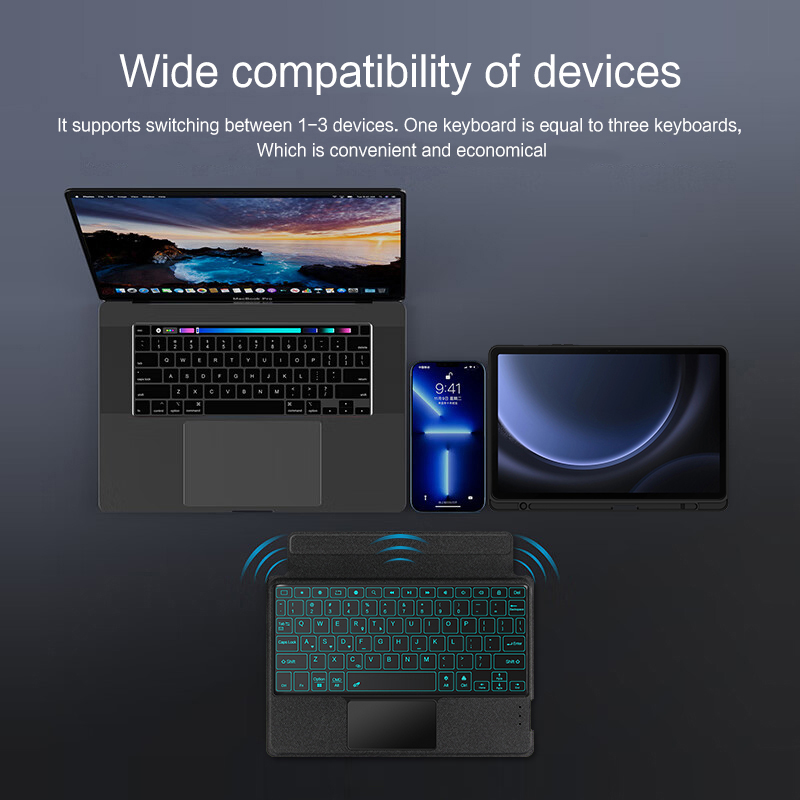 Magic Toetsenbord Case Voor Sa - Samsung Tablet Keyboard Accessories recensie en prijs