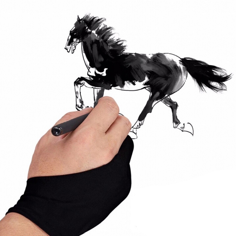 Zwart 2 Vinger Kunstenaar Hand - Drawing Glove Artist recensie en prijs