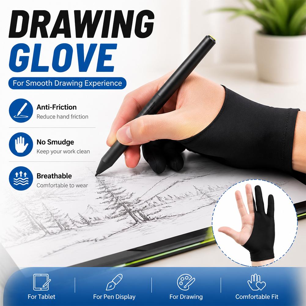 Tekenhandschoen Anti-touchscre - Drawing Glove Artist recensie en prijs