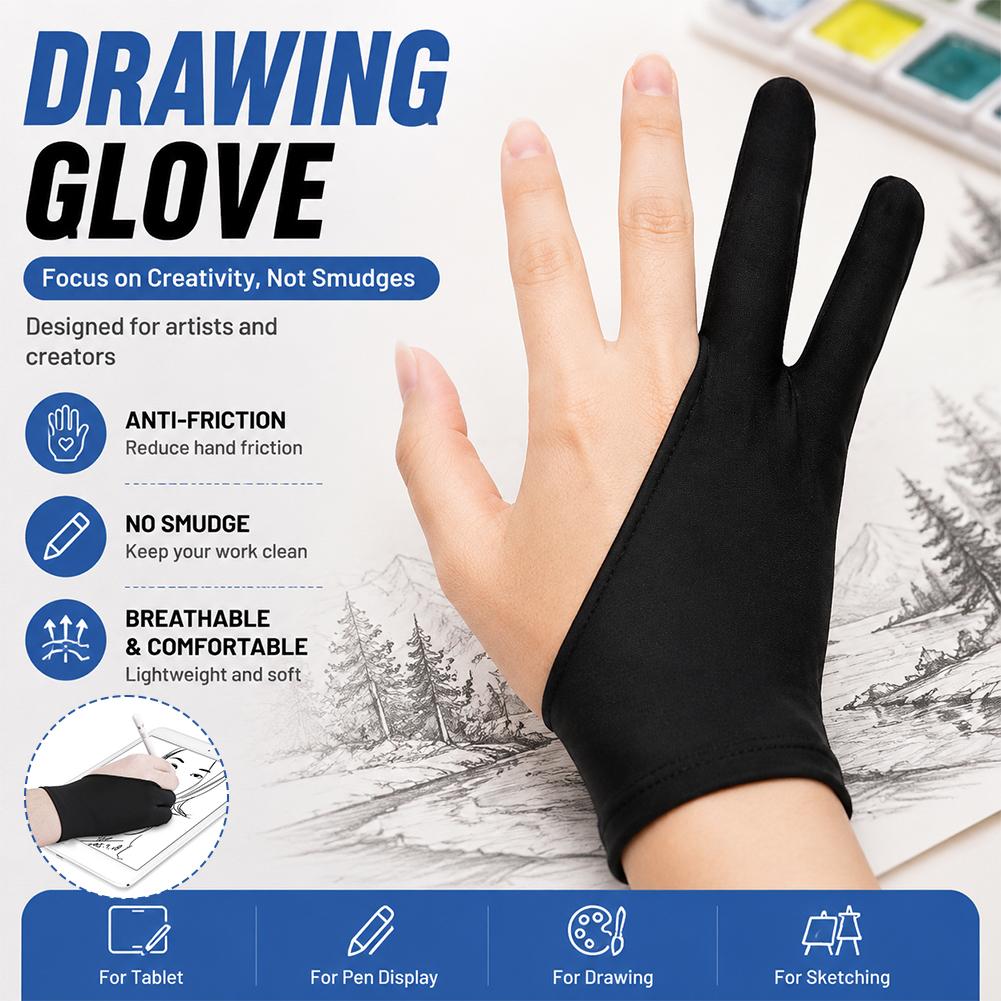 Tekenhandschoen Anti-touchscre - Drawing Glove Artist recensie en prijs